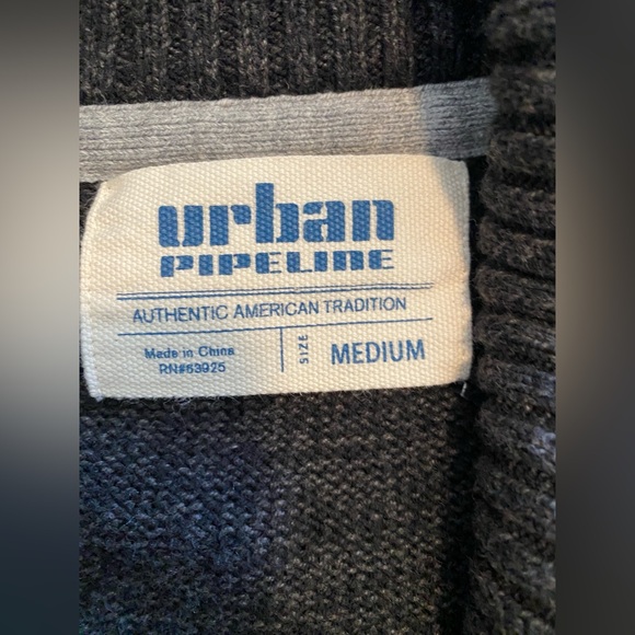 Urban Pipeline cardigan men’s/unisex sweater Med - Picture 3 of 12